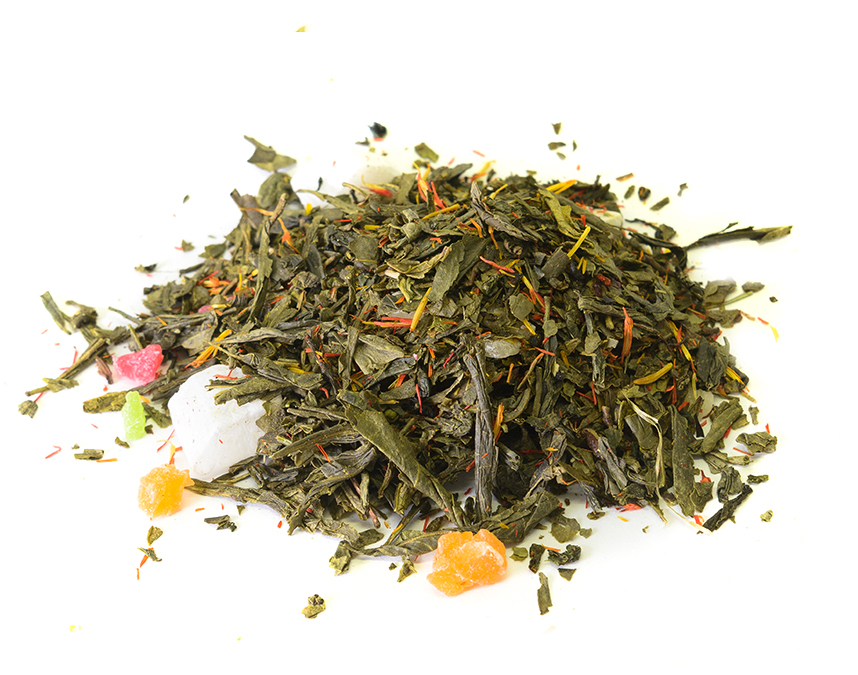 кокосовый остров (samovartime) / чай зеленый ароматизированный Омск