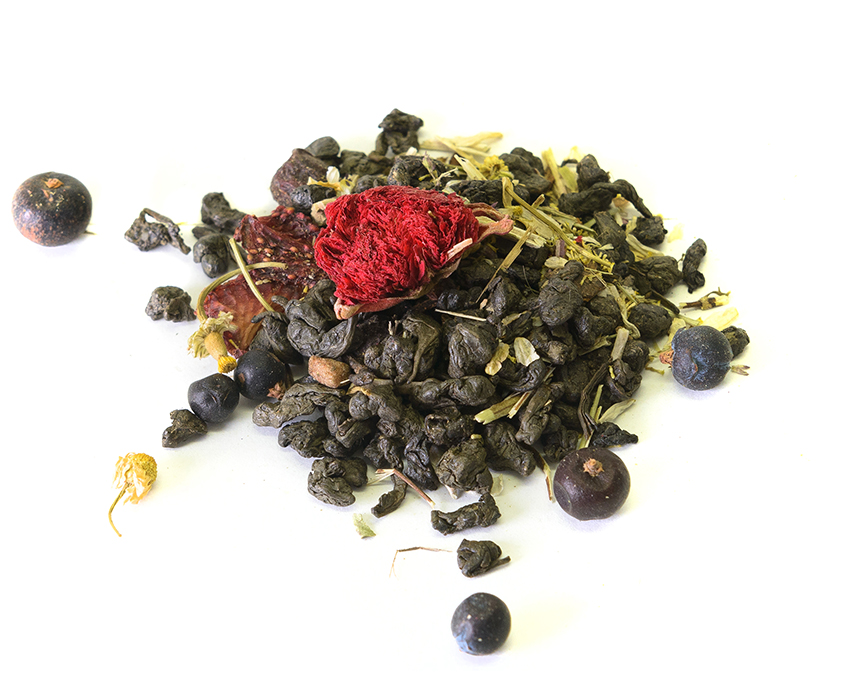 силуэт императрицы (samovartime) / чай ароматизированный зеленый Омск