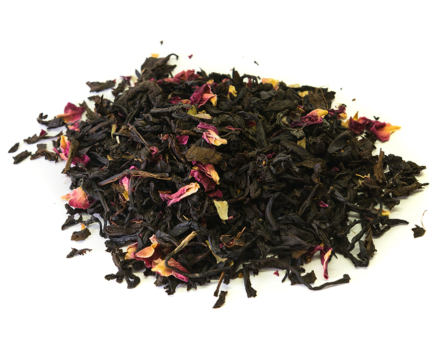 с розой (samovartime) / чай ароматизированный черный Омск