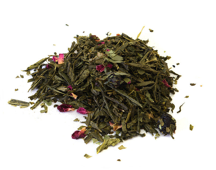 вишневый йогурт (samovartime) / чай ароматизированный зеленый Омск