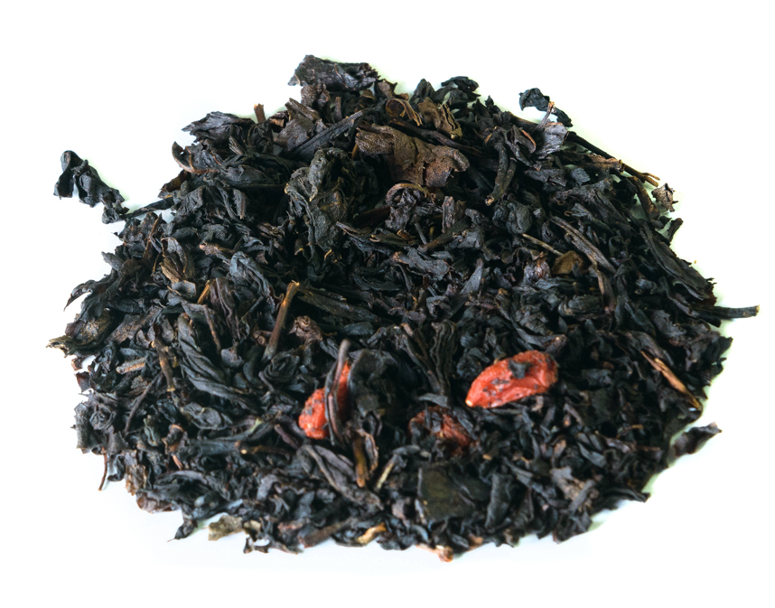 с ягодой годжи 1 сорт (king artur) / чай ароматизированный черный Омск