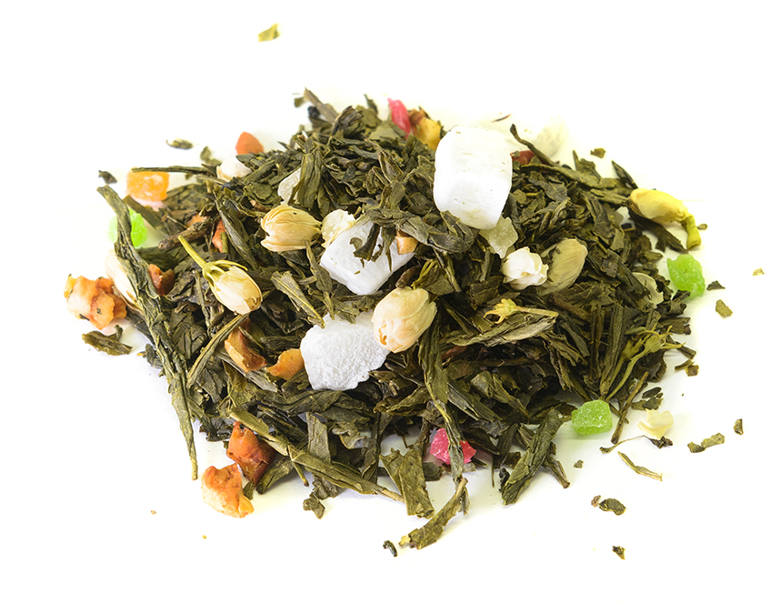 пина-колада (samovartime) / чай ароматизированный зеленый Омск