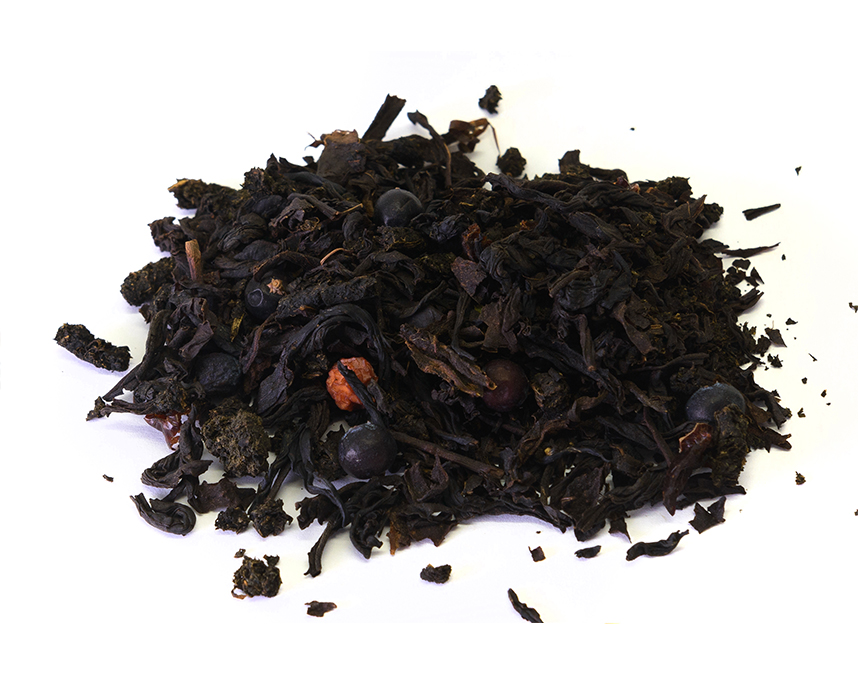 русский чай с ягодами (samovartime) / чай ароматизированный черный Омск